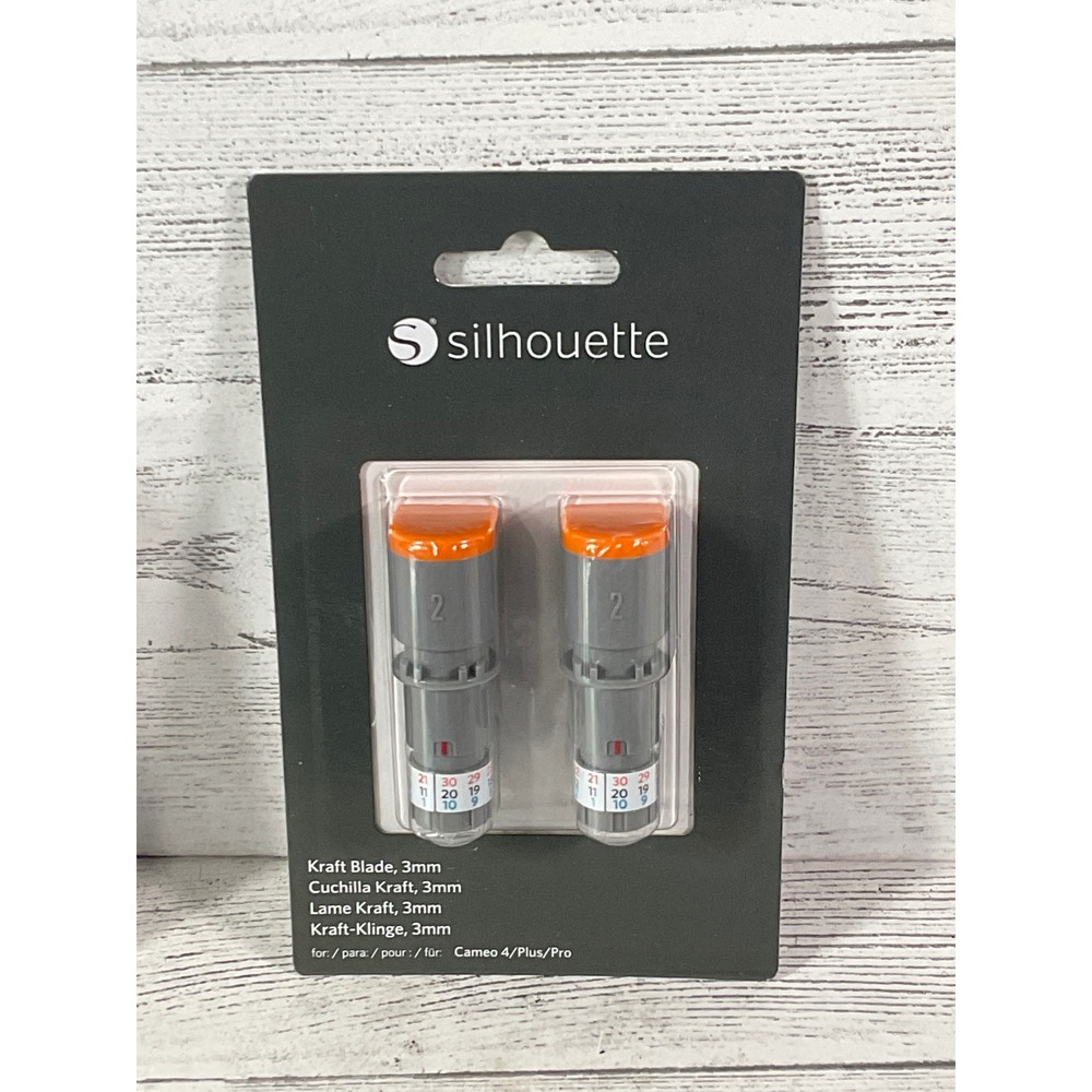 Silhouette Cameo‎ Kraft Blade 3MM - 2 Pack - NEW SEALED - FREE SHIPPING